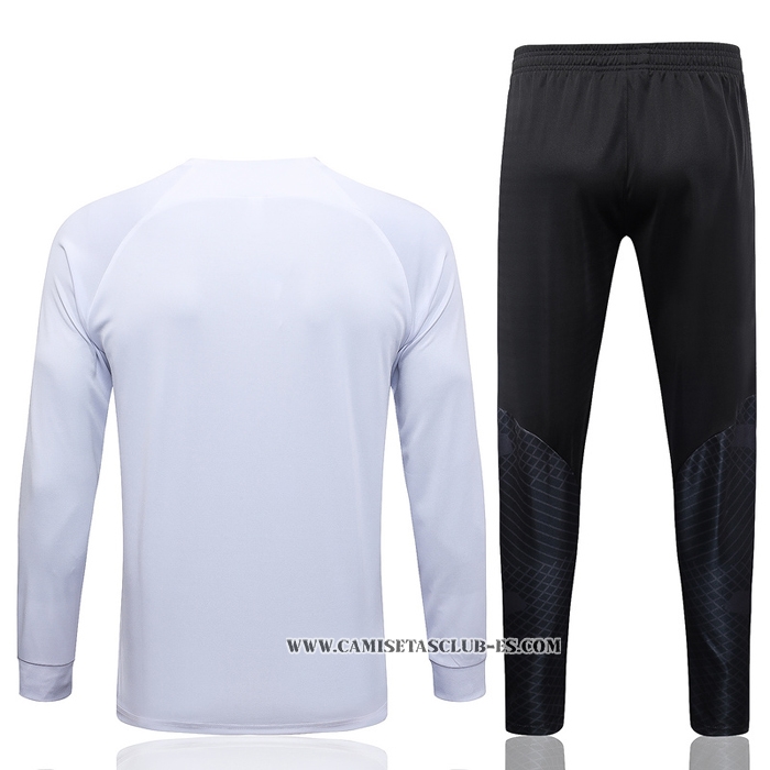 Chandal de Chaqueta del Paris Saint-Germain Jordan Nino 23-24 Blanco